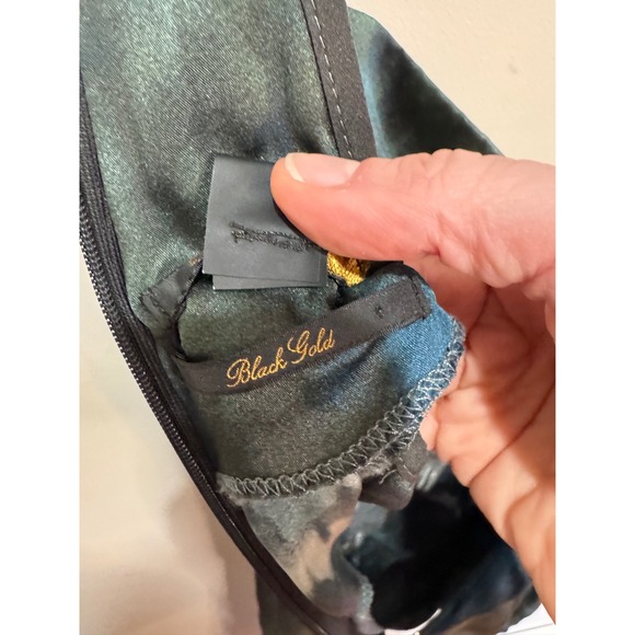 Diesel‎ Black Gold Label Silk Racerback Mini Dress Sz XS Oil Slick Tie Dye - Picture 8 of 9